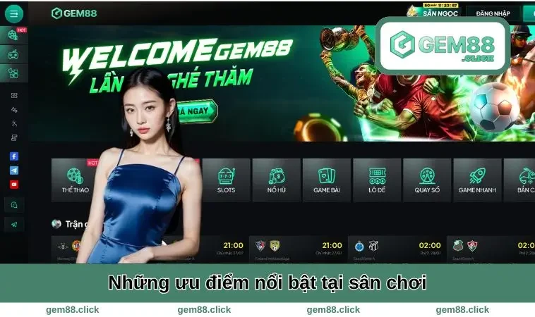 Gem88 11 Ưu điểm nổi bật tại sân chơi
